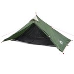 vidaXL Tente de camping tipi 1 personne vert imperméable