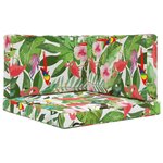 vidaXL Coussin de canapé d'extérieur 3 Pièces coloré Polyester