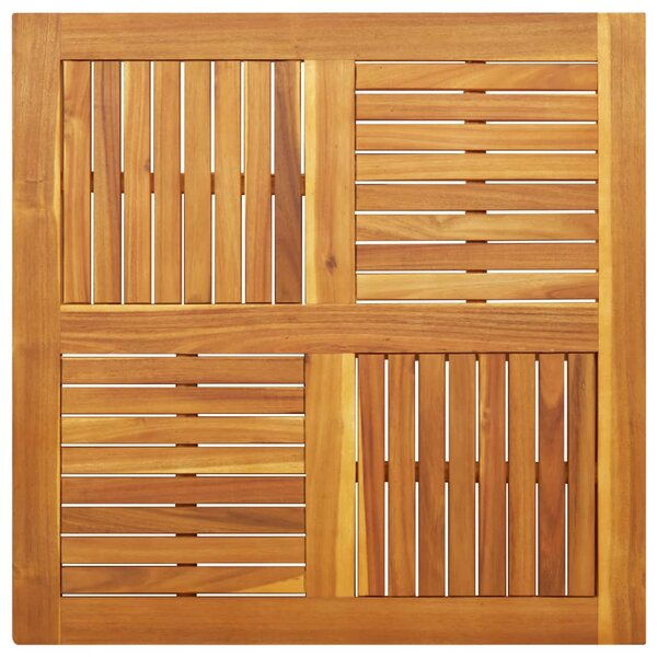 vidaXL Dessus de table 90x90x2 2 cm carré bois massif d'acacia