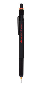 rOtring 800+ Porte-mine mécanique et stylet pour écran tactile  0 5 mm  noir