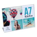 Lot De 10 Porte-étiquettes A7 Horizontal - Cristal - Exacompta