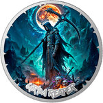 Pièce de monnaie en Argent 10 Dollars g 31.1 (1 oz) Millésime 2026 Grim Reaper ETERNAL DARKNESS (PRÉCOMMANDE)