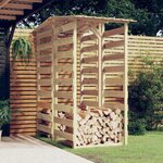 vidaXL Pergolas avec toits 2 Pièces 100x90x200 cm Bois de pin imprégné