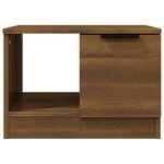vidaXL Table basse Chêne marron 50x50x36 cm Bois d'ingénierie