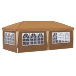 vidaXL Tente de fête pop-up 575 x 288 x 245 cm Beige