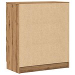 vidaXL Buffet chêne artisanal 60x30x70 cm bois d'ingénierie