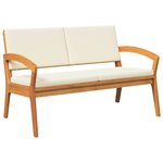 vidaXL Ensemble bistrot Marron 75 x 45 x 38cm Bois d'acacia massif