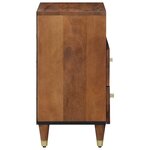 vidaXL Table de chevet 50x33x60 cm en bois solide de mangue
