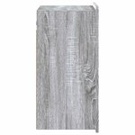 vidaXL Armoire Murale Sonoma gris 59 x 31 x 64 cm Bois d'ingénierie