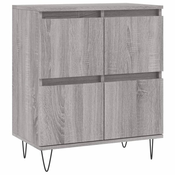 vidaXL Buffet Sonoma gris 60x35x70 cm Bois d'ingénierie