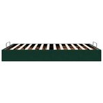 vidaXL Cadre de lit ottoman sans matelas vert foncé 140x200 cm velours