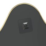 vidaXL Miroir mural Doré 60x50 cm