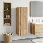 vidaXL Cabinet de Salle de Bain Mural Chêne artisanal