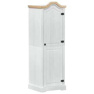 vidaXL Armoires Blanc 55 x 52 x 170 cm Pin massif