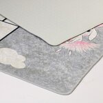 Tapis enfant Marelle 80 x 150 cm - Gris