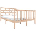 vidaXL Cadre de lit sans matelas bois de pin massif