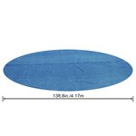 Bestway Couverture solaire de piscine Flowclear 427 cm