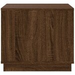 vidaXL Table basse chêne marron 51x50x44 cm bois d'ingénierie