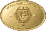 Pièce de monnaie en Or 250 Francs g 0.311 (1/100 oz) Millésime 2026 GOLDEN EASTER EGG 1/100