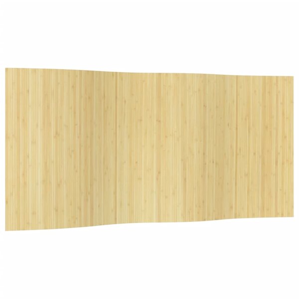 vidaXL Cloison de séparation naturel clair 165x400 cm bambou