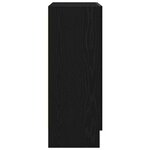 vidaXL Bibliothèque Chêne noir 82.5 x 30.5 x 80 cm Bois d'ingénierie