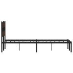 vidaXL Cadre de lit sans matelas avec tête de lit 120x200 cm