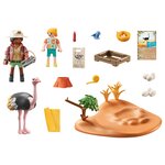 PLAYMOBIL 71296 - Wiltopia Explorateurs et nid d'autruche