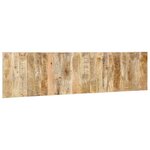 vidaXL Tête de lit 200 cm bois de manguier brut massif