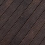 vidaXL Tapis rectangulaire marron foncé 60x100 cm bambou