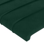 vidaXL Têtes de lit 2 Pièces Vert foncé 90x5x78/88 cm Velours