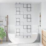 vidaXL Store enrouleur de douche avec cassette largeur du tissu 86 cm