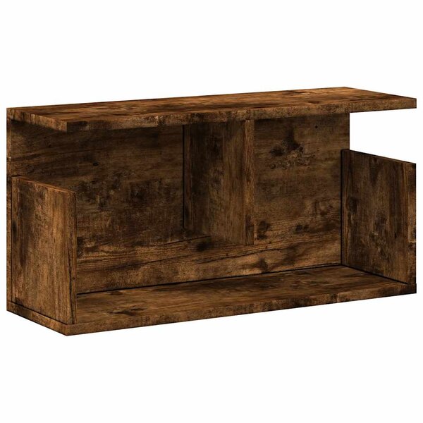 vidaXL Armoire murale 60x20x30 cm chêne fumé bois d'ingénierie