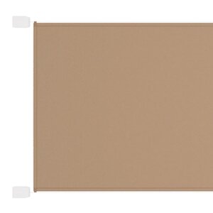 vidaXL Auvent vertical Taupe 180x1200 cm Tissu oxford