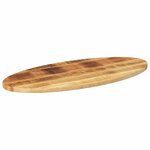 vidaXL Dessus de table 120x50x3 8 cm ovale bois massif de manguier