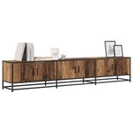 vidaXL Unites TV 2 Pièces Bois Ancien 210 x 35 x 41 cm Bois d'ingénierie