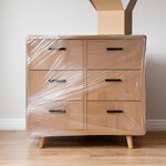 Pack and Move - Film Etirable - Poignée - Petit Format Emballage Transparent - 150 m - Support Palette Valise Ordinateur - Protection Meuble