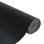 vidaXL Cloison de séparation noir 165x250 cm bambou