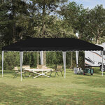 vidaXL Tente de fête pop-up 575 x 290 x 245 cm Noir