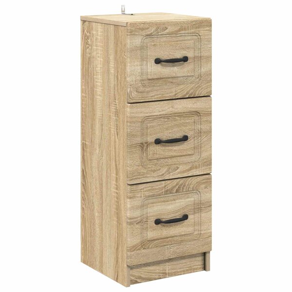 vidaXL Armoire à tiroirs Chêne Sonoma 33 x 34 5 x 87 cm