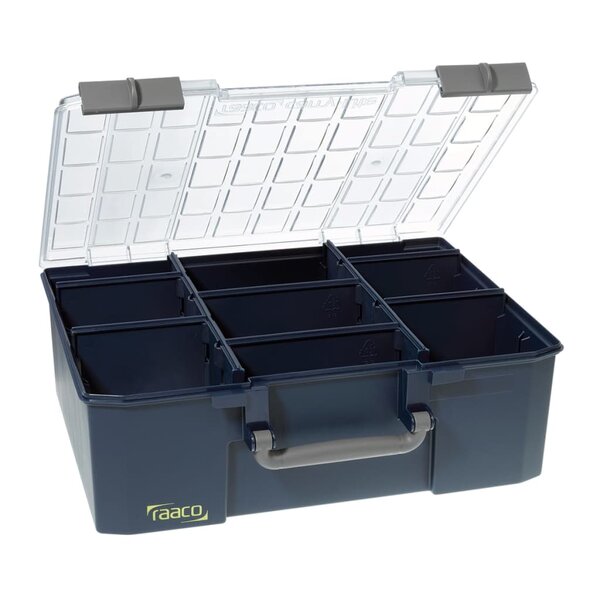 Mallette de rangement avec 8 séparateurs carrylite 150-9 raaco 136341