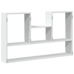 vidaXL Étagère murale blanc 99x15x60 cm bois d'ingénierie