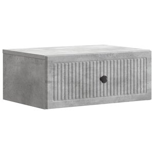 vidaXL Cabinet de chevet Gris béton 49 x 34 5 x 20 cm