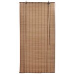 vidaXL Stores roulants en bambou 2 Pièces 150x220 cm Marron