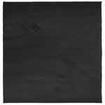 vidaXL Tapis OVIEDO à poils courts noir 120x120 cm