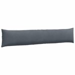 vidaXL Coussins de canapé 2 Pièces Gris foncé 200 x 40 cm