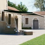 vidaXL Auvent automatique sur pied 450x300 cm Anthracite