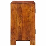 vidaXL Buffet multicolore 90x35x60 bois massif d'acacia