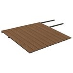 vidaXL Panneaux de terrasse et accessoires WPC Marron/gris 20 m² 2 2 m