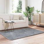 vidaXL Tapis shaggy à poils longs NAVARRA gris clair 120x170 cm