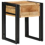 Table d'appoint vidaXL 40x40x50 cm en bois de manguier massif